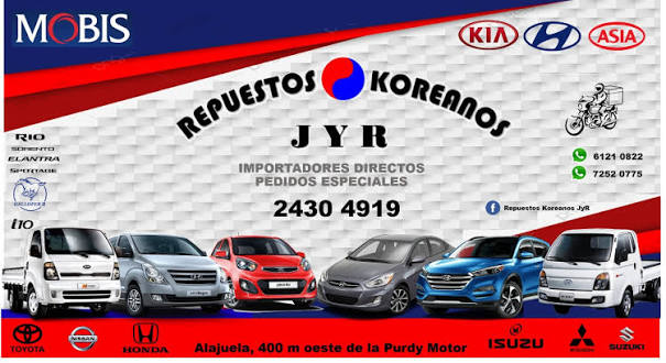 Repuestos para vehículos coreanos