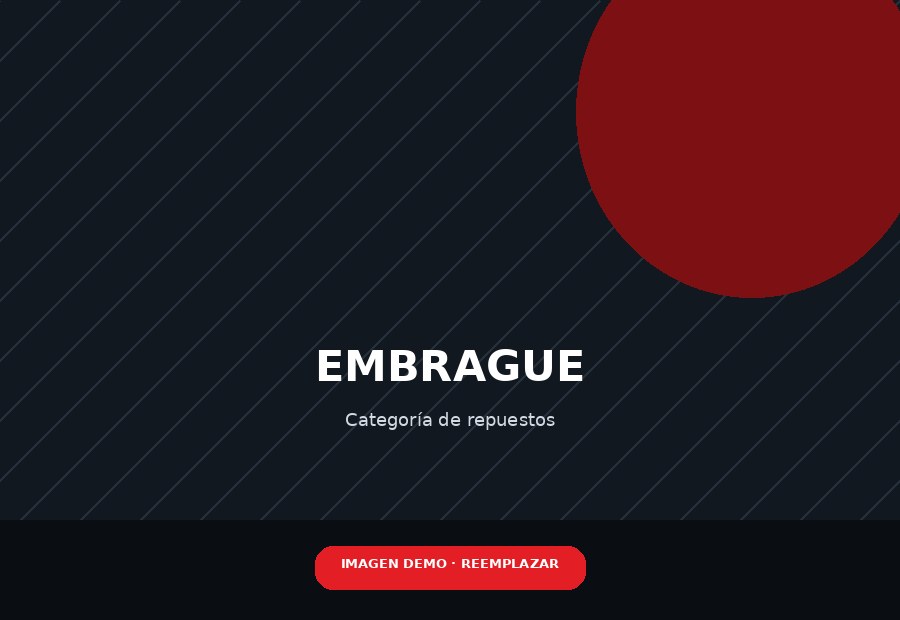 Repuestos de embrague