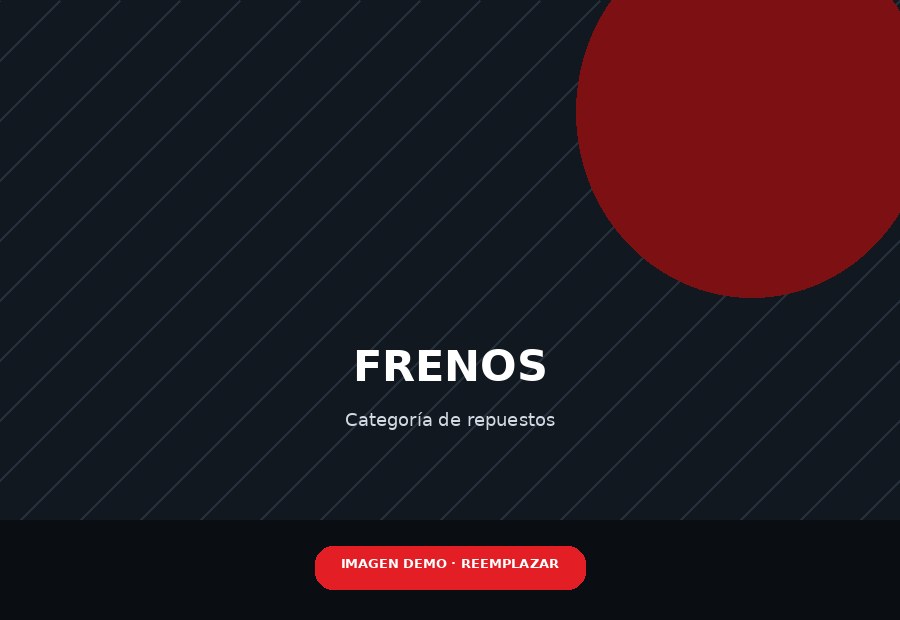 Repuestos de frenos
